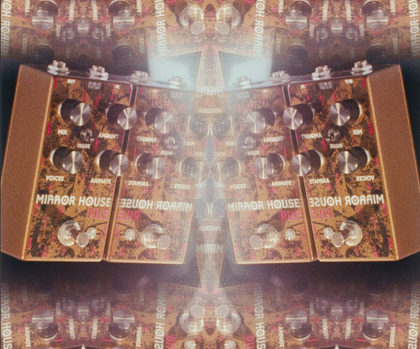 Mirror House Pedal (2025 acid-etched design)