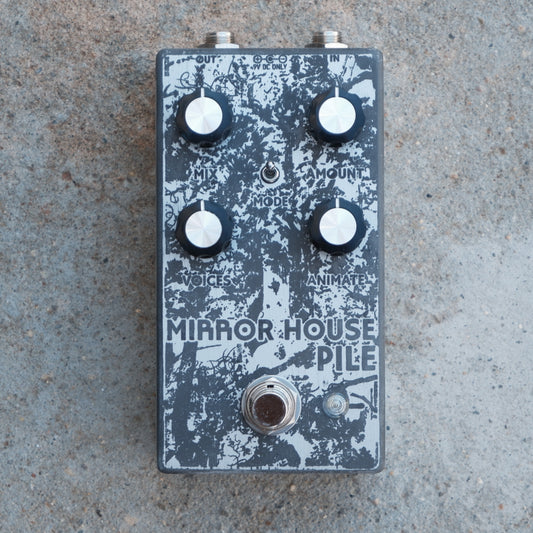 Mirror House Pedal (acid-etched enclosure)